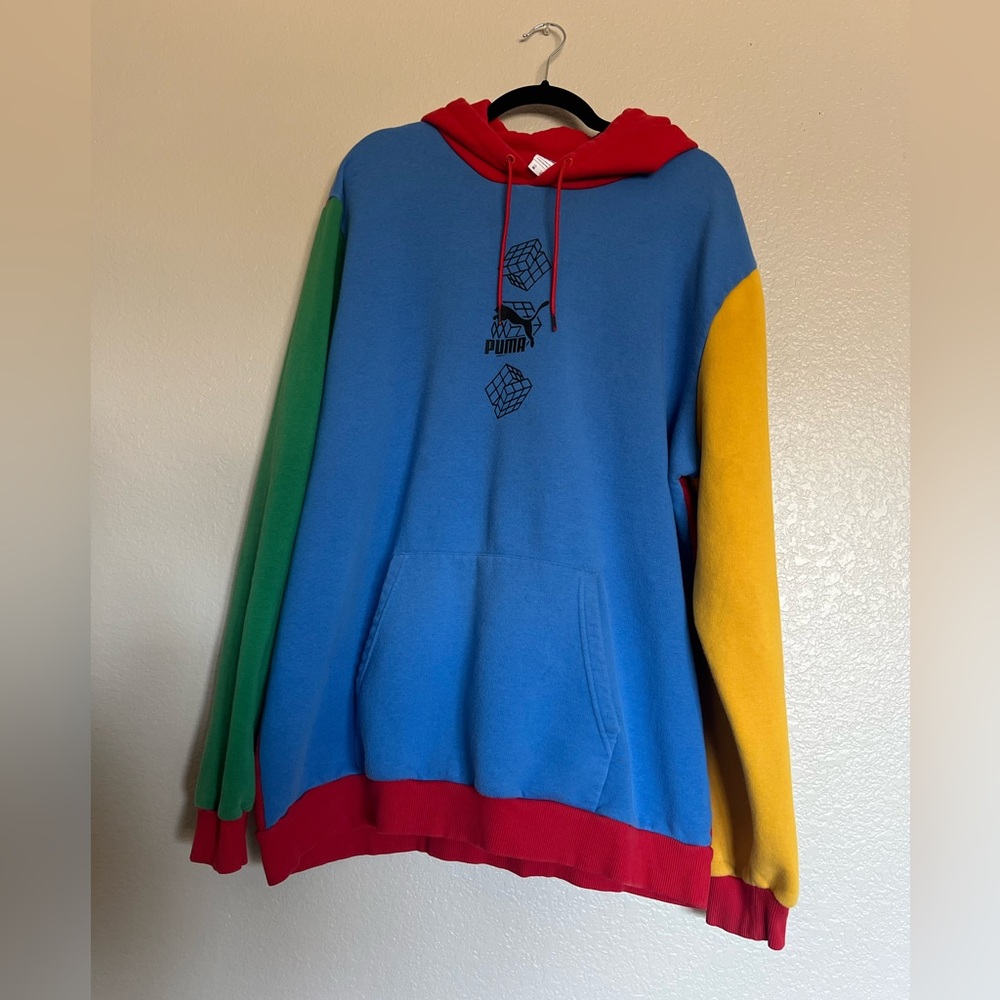 Rubik’s x PUMA Multicolor Sweatshirt XXL – Great Deal